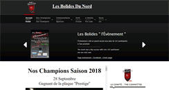 Desktop Screenshot of lesbolidesdunord.com